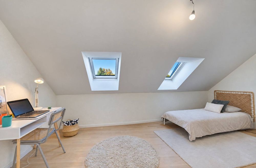 Spacieux duplex neuf au coeur du village - Chambre à coucher