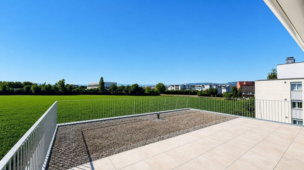 Exklusiver 5.5-Zimmer-Hausteil mit modernem Wohnkonzept - Terrasse