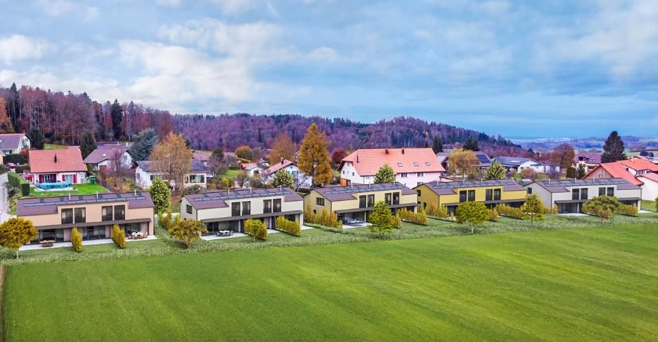 Promotions de 15 villas mitoyennes de 5 et 6 pièces à vendre à Le Mouret - Villa 5 pièces - image - 6