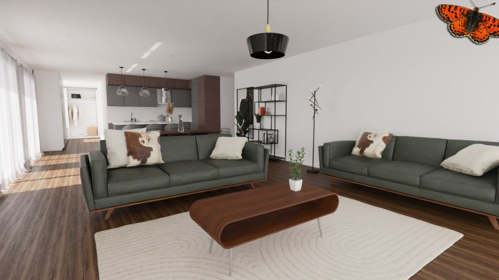 Magnifique 4½ pièces en rez-de-jardin avec terrasse de 44 m² -  Bild 1