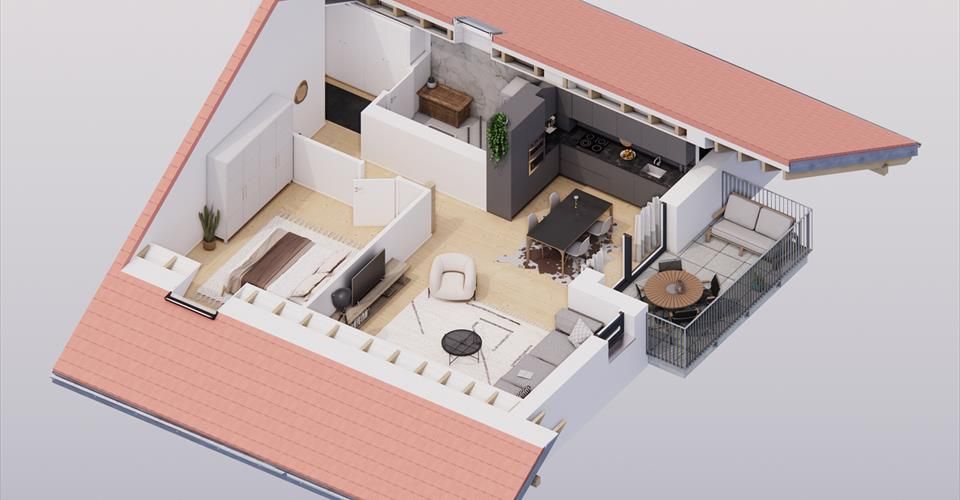 Magnifique appartement de 2.5 pces à Lentigny - Appartement 2.5 pièces - image - 6