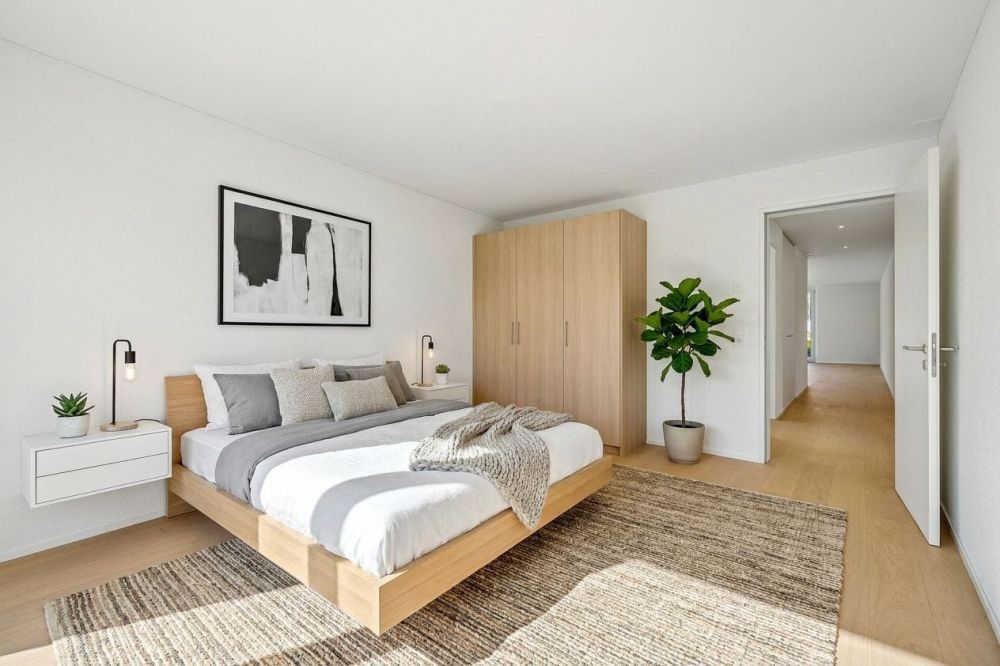 2.5-Zimmer-Etagenwohnung im Neubau / Erstbezug mit sonnigem Südbalkon in Neuenhof -  Bild 3