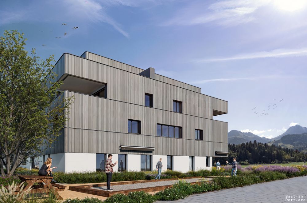 3.5 neuf avec terrasse et jardin, au pied du Moléson - Bild 3