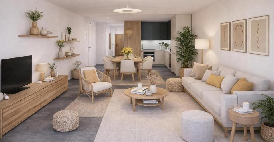 3.5 pièces traversant de 90 m² avec balcon – Châtel-Saint-Denis - Appartement 3.5 pièces - image - 1