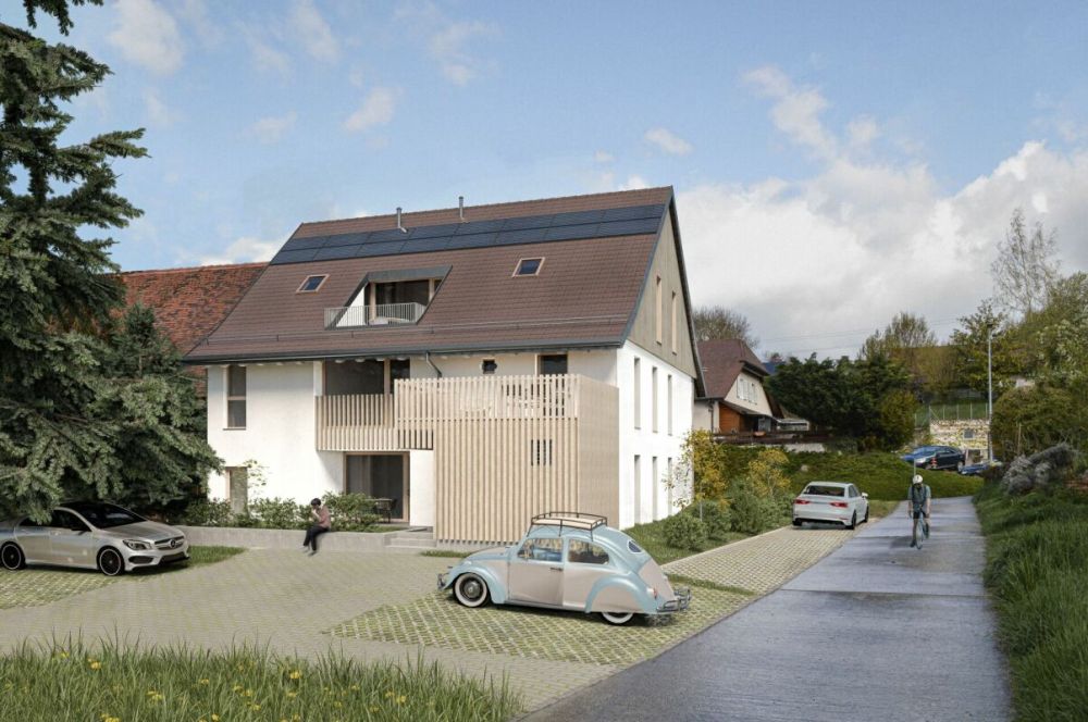 Cronay - Appartement neuf de 5.5 pièces avec terrasse et jardin -  Bild 13