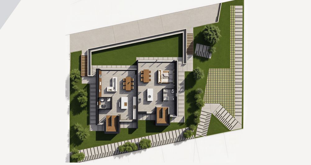 NUOVA VILLA 4.5 DI DESIGN CON GRANDE GIARDINO A GRAVESANO -  Bild 13