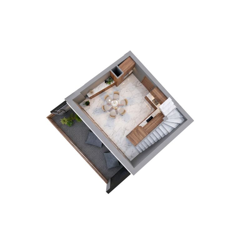 NEUF  Grand Duplex 3.5 pièces avec vue panoramique à budget maîtrisé  lot 303 -  Bild 3