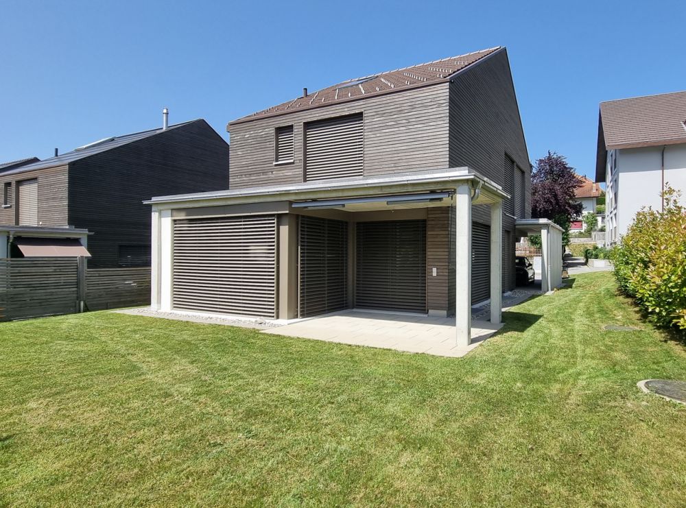 5.5 Einfamilienhaus freistehend, Neubau - Aussenansicht Süd-/West 2