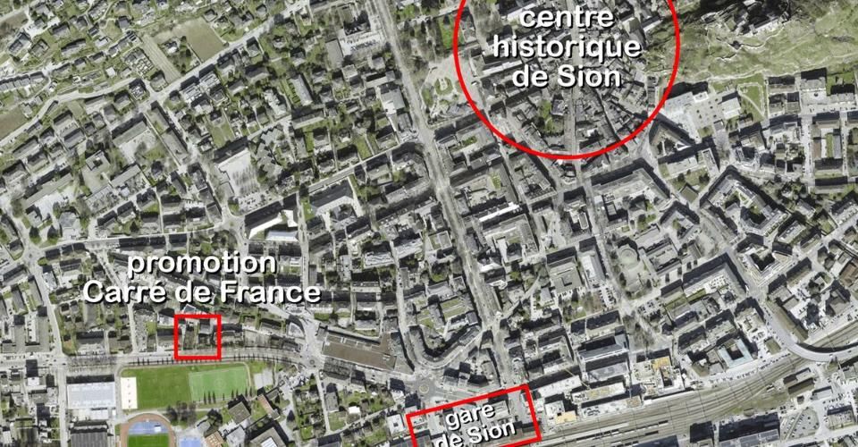 Sion centre - 2.5 pièces neuf de 65 m² avec terrasse de 63 m² - Carré de France - Appartement 2.5 pièces - image - 4