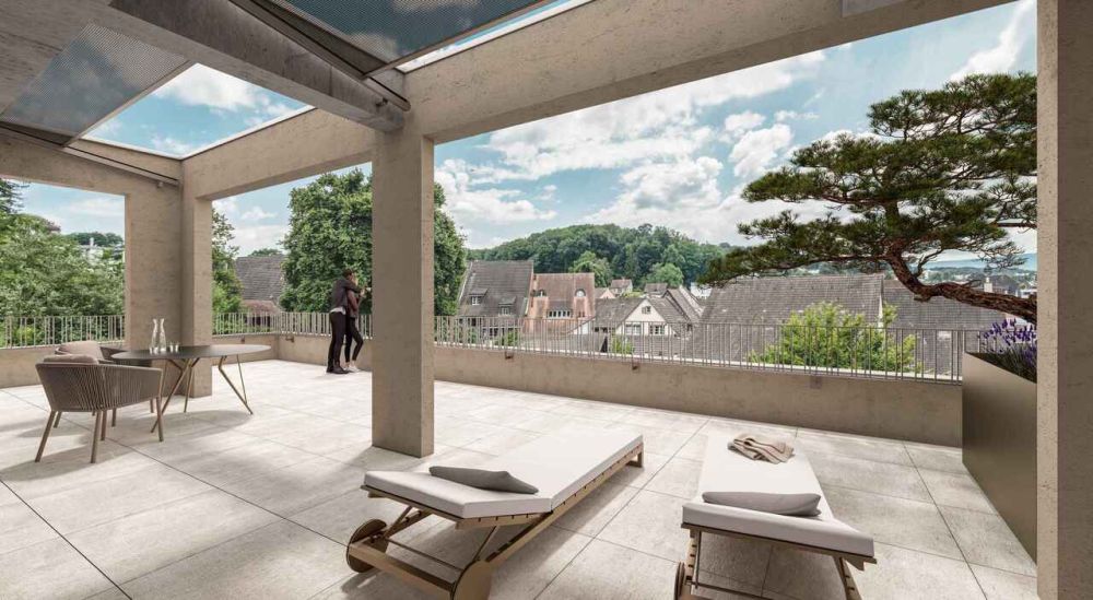 grosszügige, moderne und sehr helle Attikawohnung mit grosser Terrasse -  Bild 1