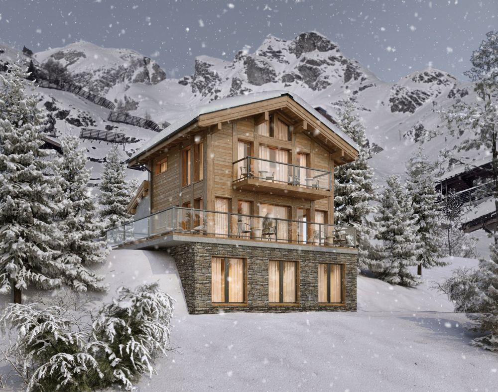 Entdecke die Vesta Chalets: luxuriöses Wohnerlebnis auf der Lauchernalp -  Bild 1