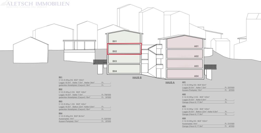 zu verkaufen, 5.5-Zimmerwohnung in Ausserberg / VS -  Bild 3