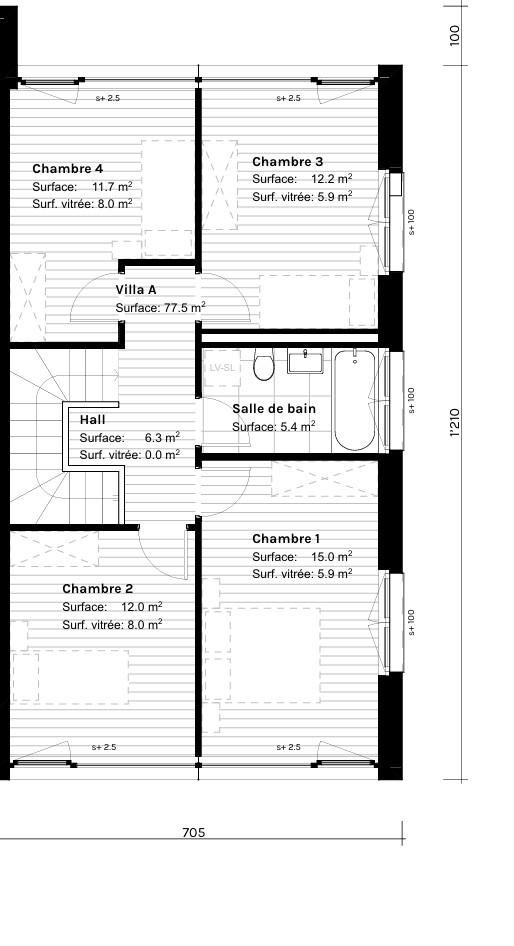 Villa 5,5 pièces à Conthey - Maison jumelée, 5.5 pièces, 145.00 m2