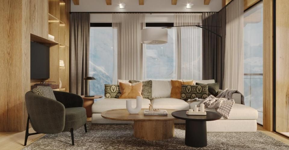 Chalet Vesta B luxueux 4,5 pièces skis aux pieds - Lauchernalp - Chalet 4.5 pièces - image - 2