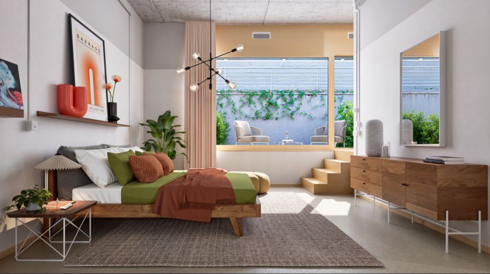 Grosszügige Maisonette-Wohnung am Rhein mit industriellem Charme -  Bild 1