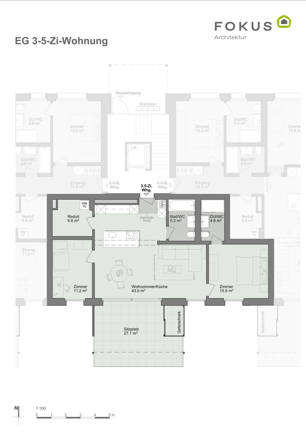 Moderne 3.5-Zimmer-Neubauwohnung EG in Hombrechtikon – Erstbezug ab April 2029 -  Bild 8