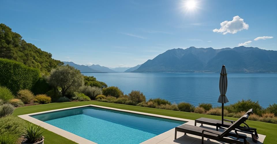 Exceptionnelle villa individuelle, vue plongeante sur le lac ! - Maison 6.5 pièces - image - 2