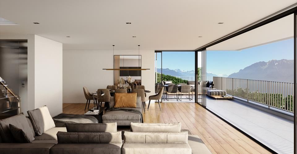 Exceptionnelle villa individuelle, vue plongeante sur le lac ! - Maison 6.5 pièces - image - 6