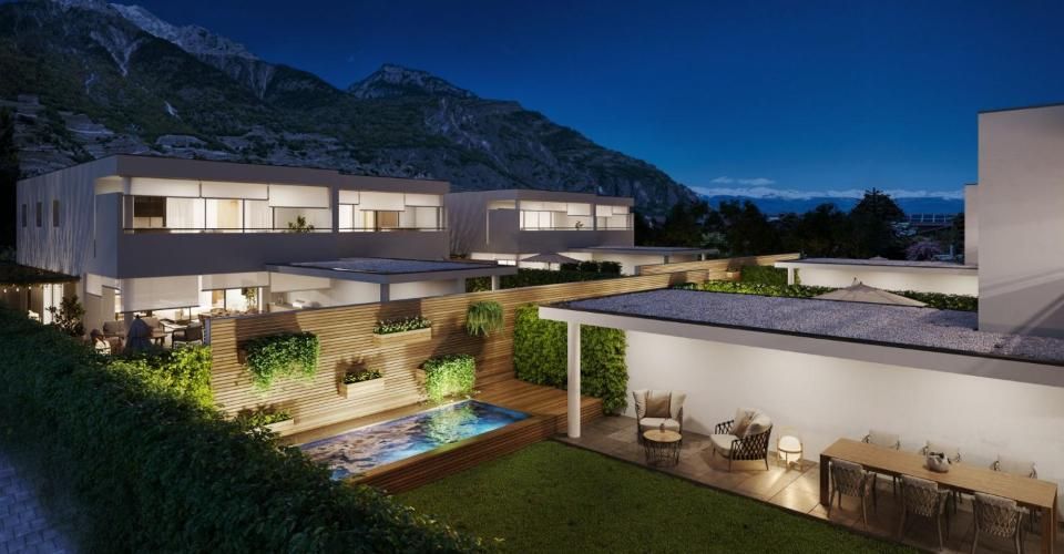 LES MAS DE FULLY - PLUS QUE 2 VILLAS DISPONIBLES ! - Maison jumelée 5.5 pièces - image - 6