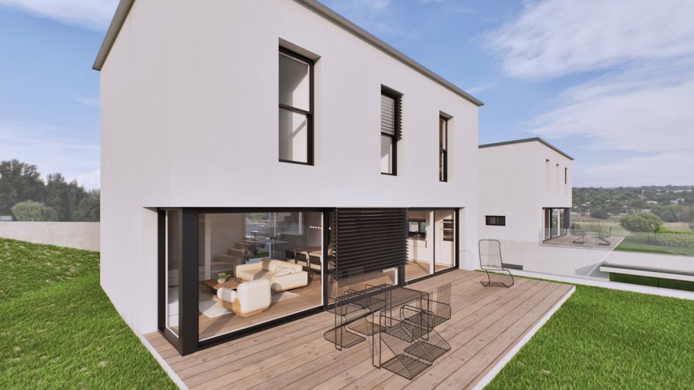 Casa moderna di nuova costruzione a Mezzovico licenza edilizia approvata! -  Bild 6