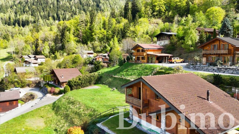 Chalet Plan Bochy, Mayens de Saxon - Le quartier