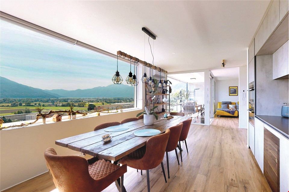 Lavertezzo Piano, Casa unifamiliare nuova con giardino e vista aperta - Bild 1