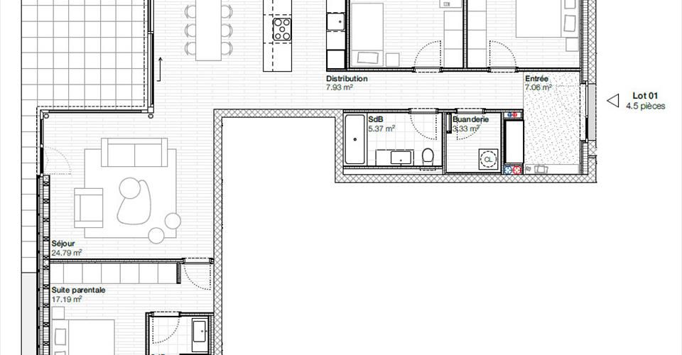 Appartement 4.5 pièces - Appartement 4.5 pièces - image - 4