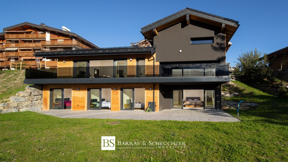 Neues Chalet in einer Wohnresidenz mit außergewöhnlicher Lage - Façade Ouest