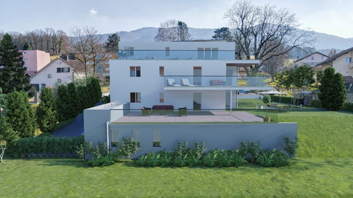 A vendre superbe attique haut standing de 3,5 pièces en PPE avec place de parc dans le garage collectif - Attique 3.5 pièces - image - 9