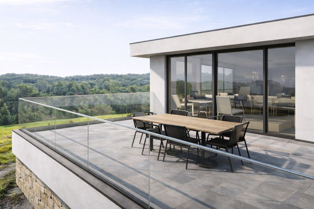 Neubauprojekt: Ihr neues Zuhause in idyllischer Lage - Dachterrasse umgeben von Natur