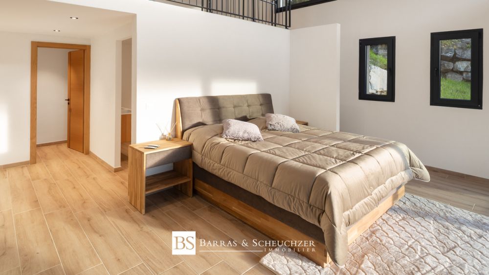 Neues Chalet in einer Wohnresidenz mit außergewöhnlicher Lage - Chambre Master - rez