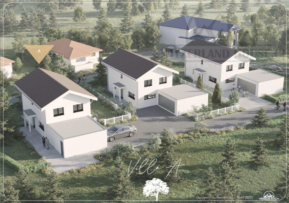 Spacieuse villa individuelle de 5.5 pcs avec grand jardin à Lovens proche nature -  Bild 6