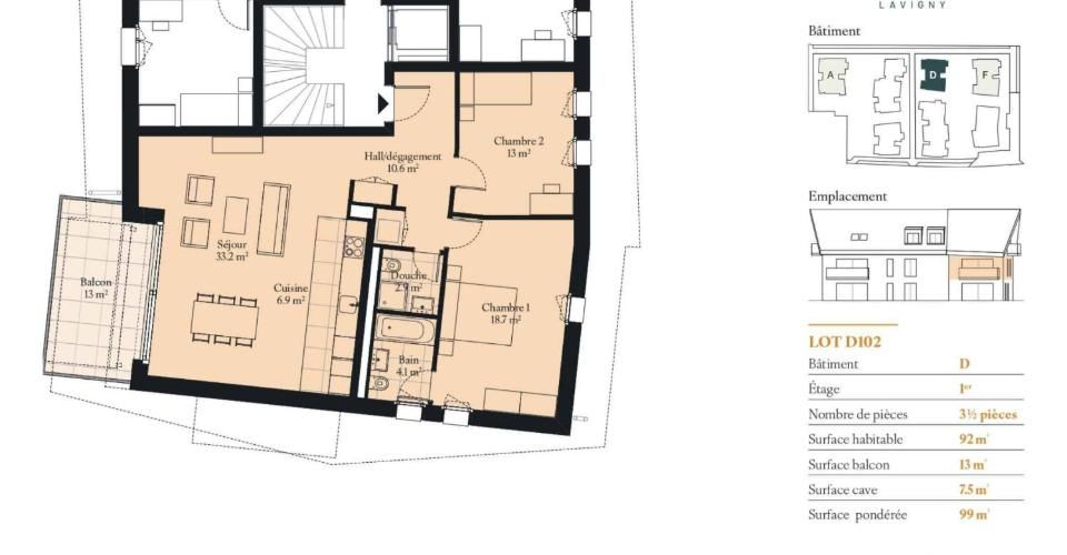 Nouvelle promotion : Appartement de 3.5 pièces avec balcon - Appartement 3.5 pièces - image - 8