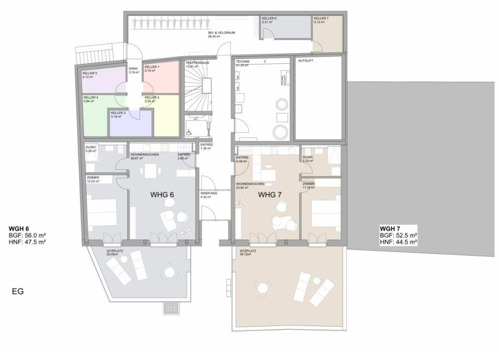 Neubauprojekt in Lain bei Lenzerheide - Wohnungs-Nr. 7