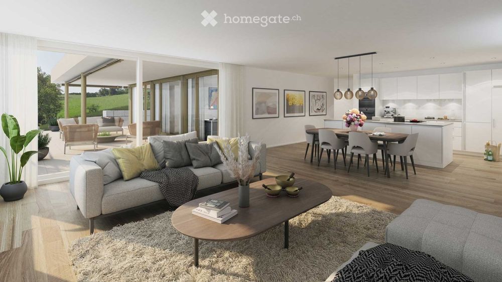 Exklusive 5.5-Zimmer-Terrassenwohnung in Villmergen - Neubau bezugsbereit 2027 - Bild 3