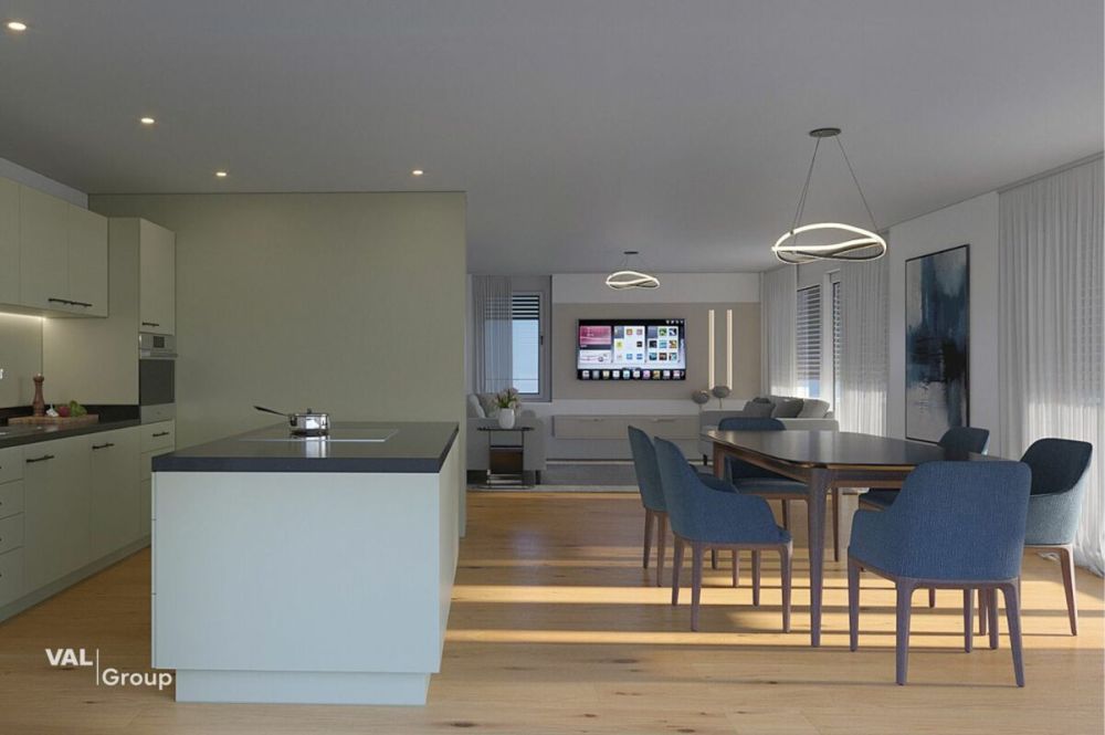 Wohnen über den Dächern von Brig-Glis: Grosszügige 141 m2-Dachwohnung mit Stil, Charme und unverbaubarer Weitsicht - Bild 5