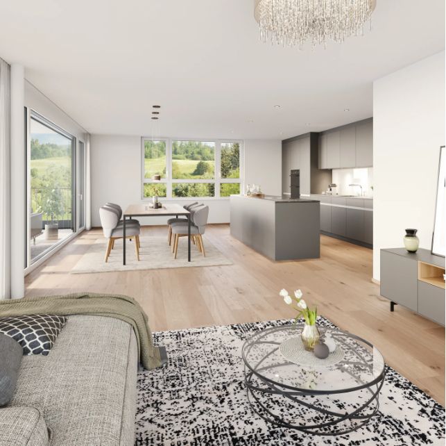Neubauprojekt: 4.5-Zimmer-Obergeschosswohnung in Untereggen - Image 3