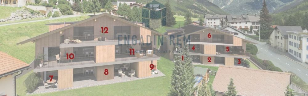 * Flexibles Erdgeschosskonzept - Wohnung Nr. 9 - Wohnungsübersicht / Apartment overview / Panoramica degli appartamenti
