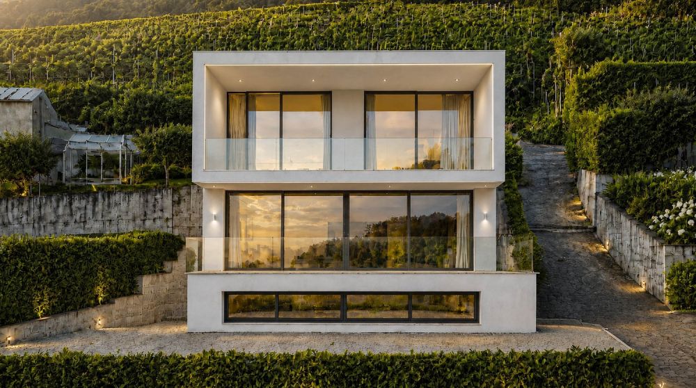 Villa vista lago in costruzione a Brusino Arsizio -  Bild 4