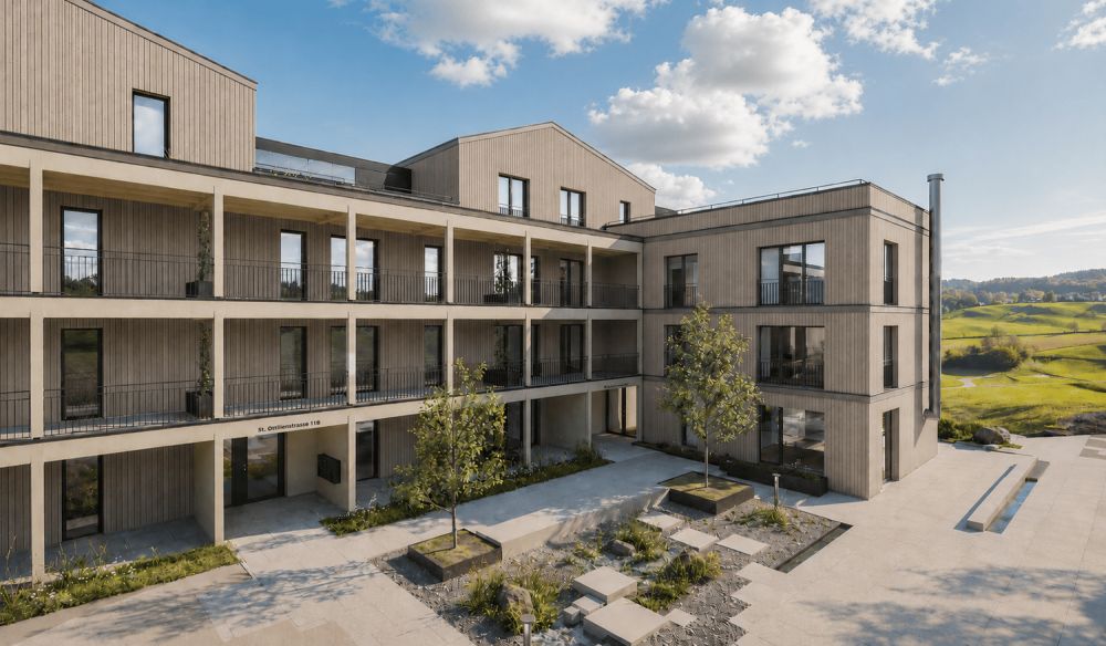 Moderne 4.5-Zimmer-Neubau Dachwohnung in Buttisholz -  Bild 1