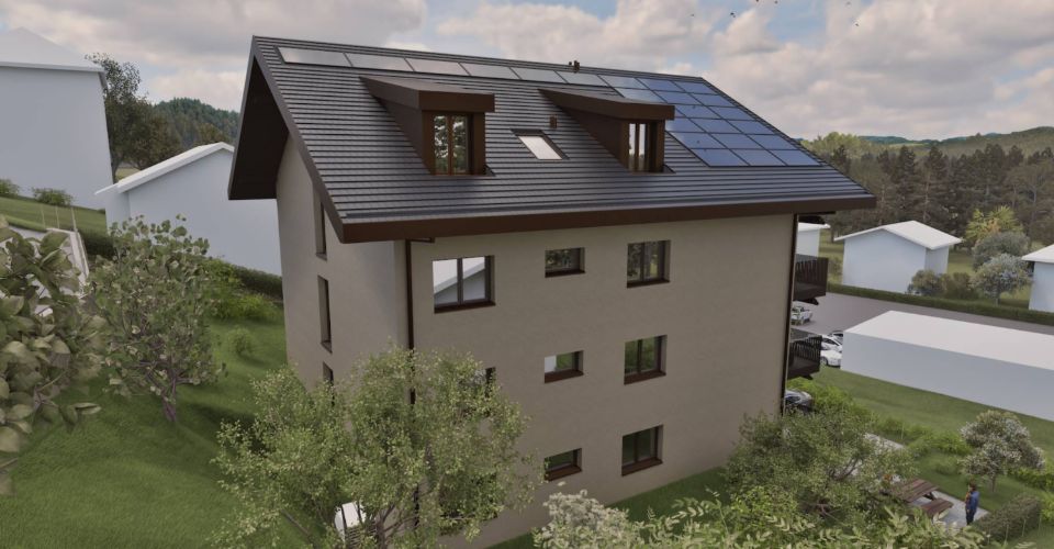 Magnifique appartement neuf de 4½ au rez supérieur avec 2 balcons, jardin privatif et vue dégagée - Appartement 4.5 pièces - image - 8