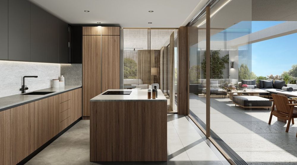 Appartement de 4 pièces en plein centre-ville - Cuisine