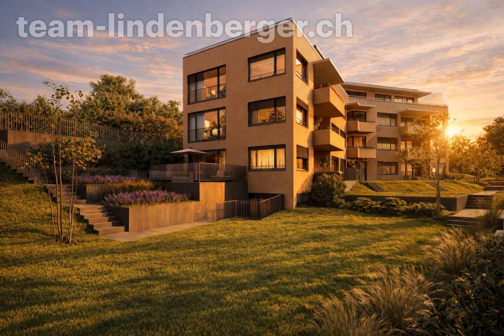 3½ Zi.-Gartenwohnung (W4) an Toplage - Letzte Gelegenheit! - Visualisierung Ansicht Liegenschaft