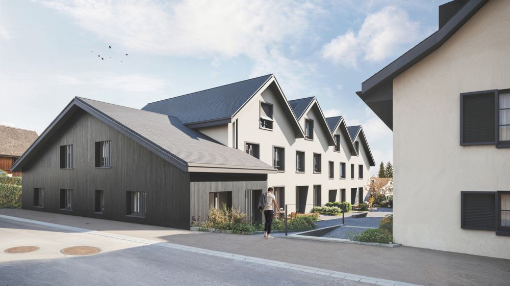 Neubauprojekt «Brunnenhof»: 6.5-Zimmer Reihenhaus - Bild 1