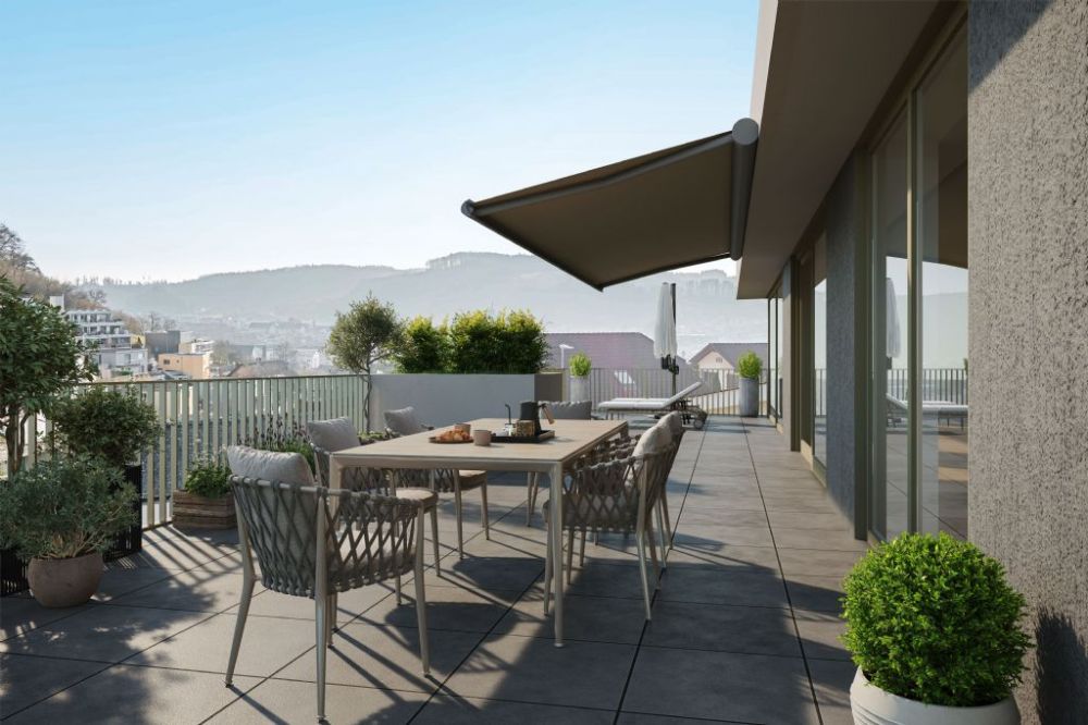 NEUBAU | WOHNEN MIT AUSSICHT | SONNIGE TERRASSEN | HOHE PRIVATSPHÄRE - Bild 6