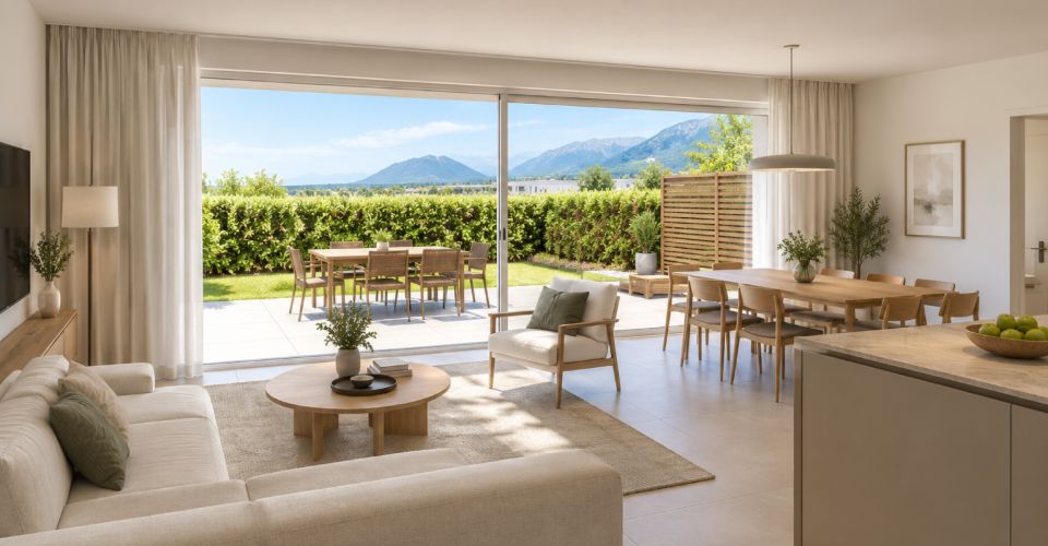 Villa mitoyenne neuve de 4,5 pièces à Charrat - Maison contiguë 4.5 pièces - image - 2