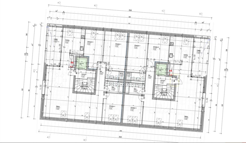 ATTIQUE D'EXCEPTION TRAVERSANT DE 4,5 PCES AVEC LOGGIA - Attique - lot 8 et 9