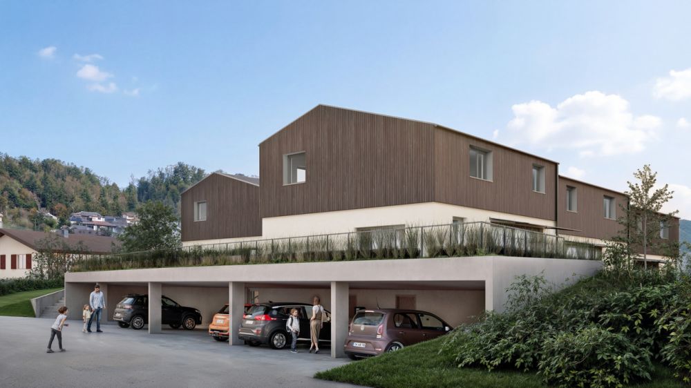 À vendre, Maison mitoyenne, 1616 Attalens, Réf Villa A2 -  Bild 1
