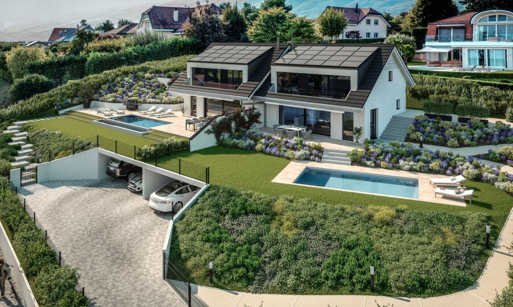 Villa moderne de 4.5 pièces à Trélex avec vue magnifique - Bild 1