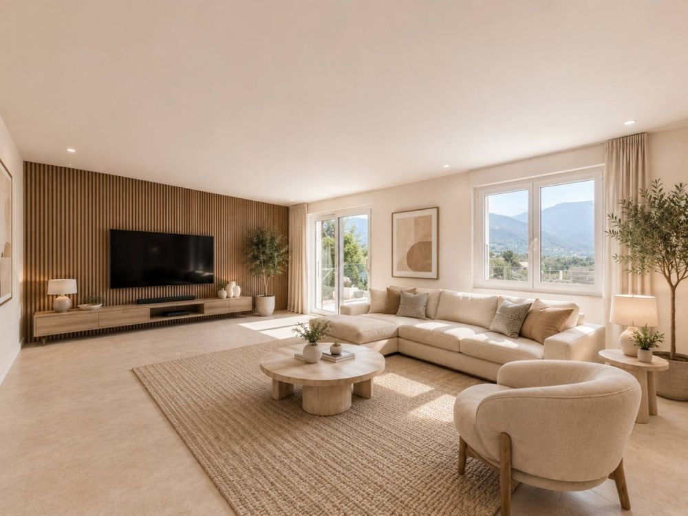 Neuf ! Villa individuelle avec piscine et magnifique vue sur le lac - Proposition d'aménagement